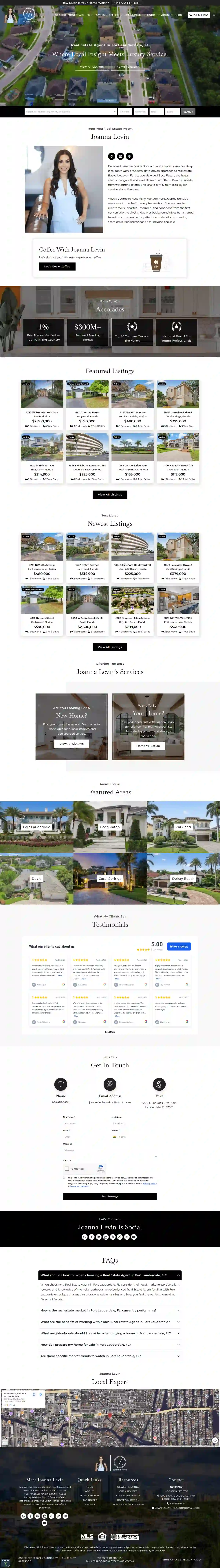 Joanna Levin Website Design