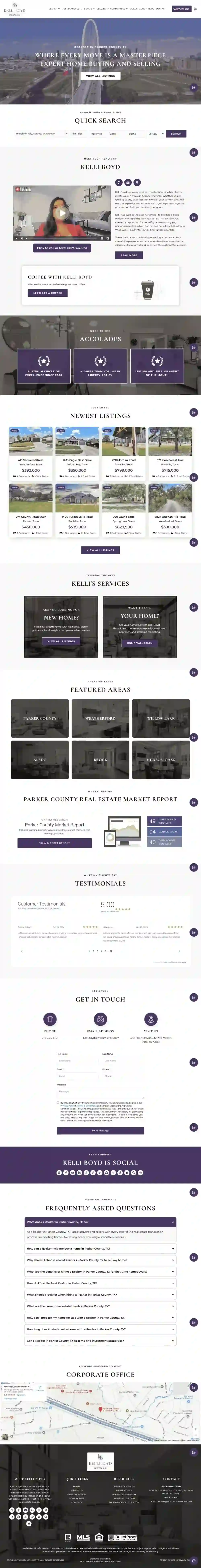 Kelli Boyd Website Design