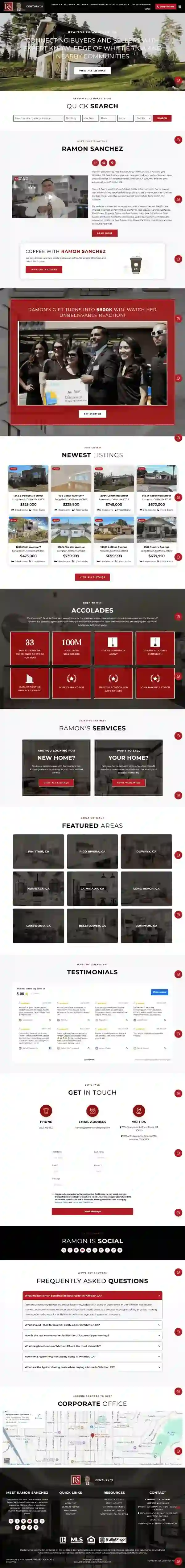 Ramon Sanchez Website Design