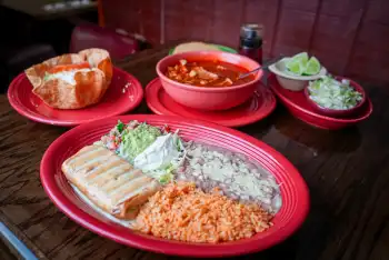 Chimichanga at El Mexico