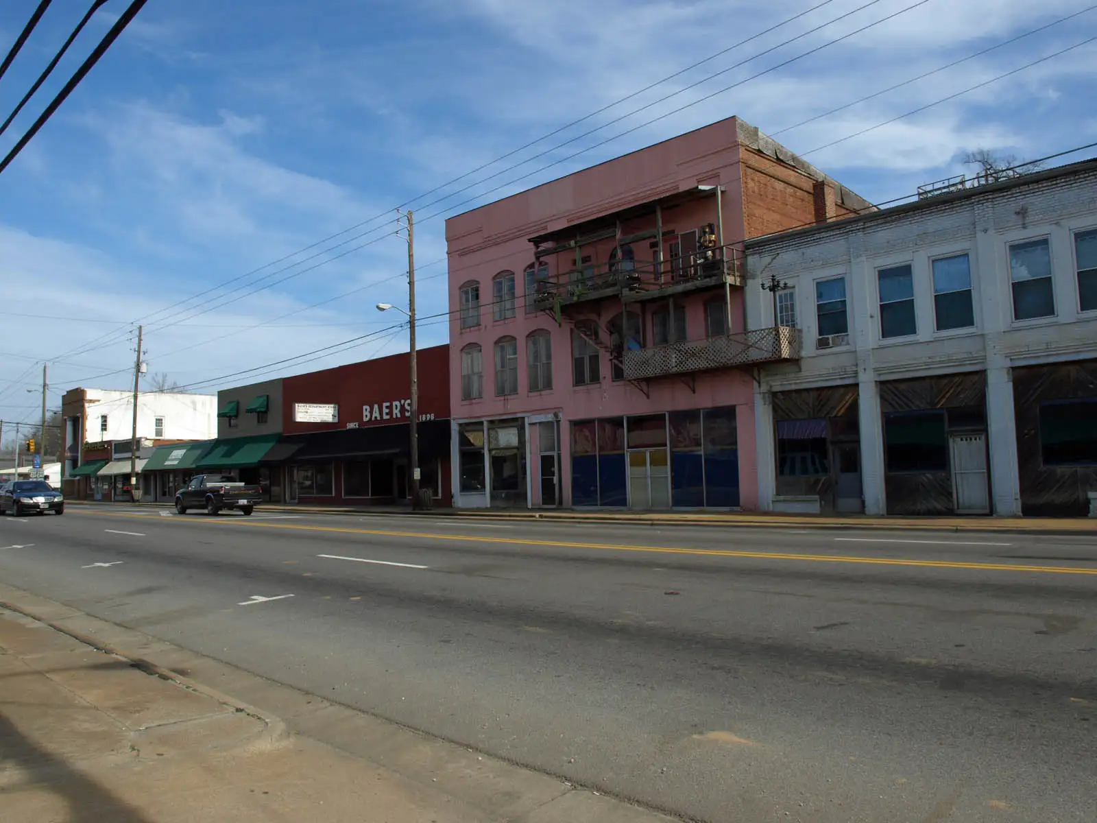 Historic downtown Calera, Alabama