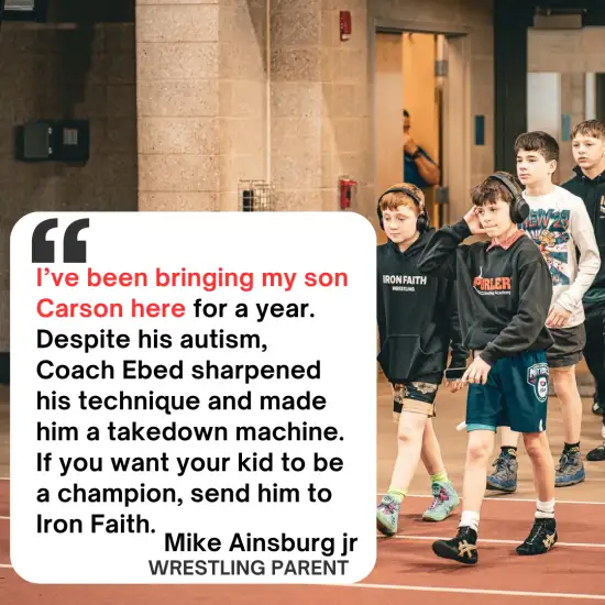 Review from Mike Ainsburg Jr, wrestling parent