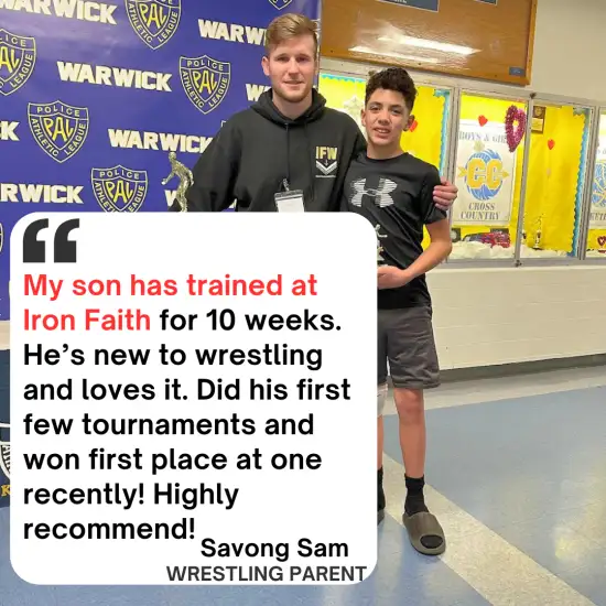 Review from Savong Sam, wrestling parent