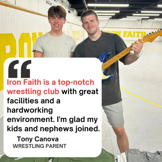 Review from Tony Canova, wrestling parent