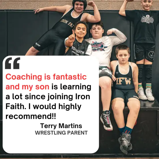 Review from Terry Martins, wrestling parent