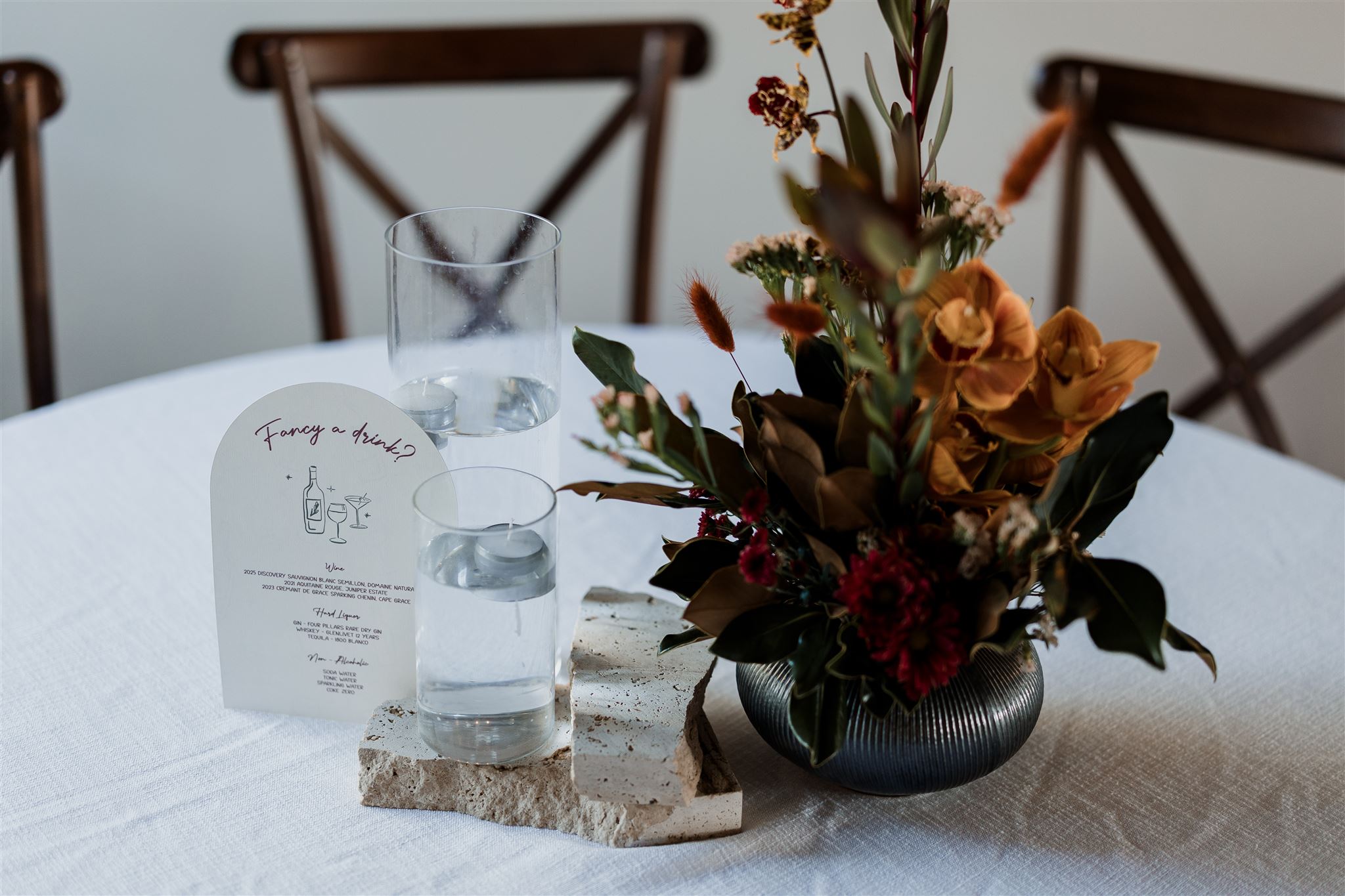 Wedding florals — Jillian & Kahoe