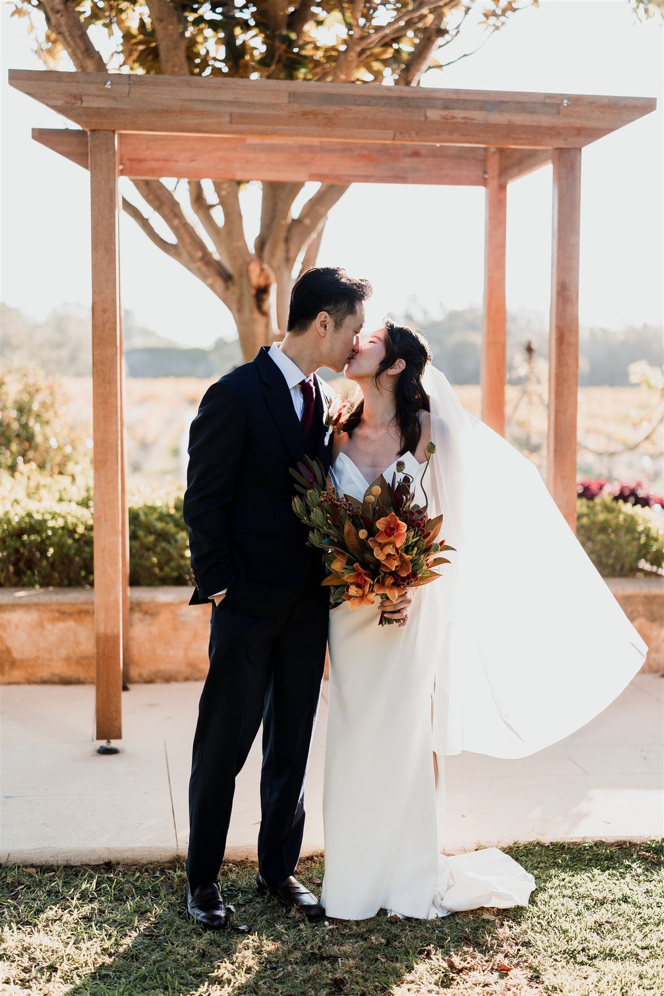 Wedding florals — Jillian & Kahoe