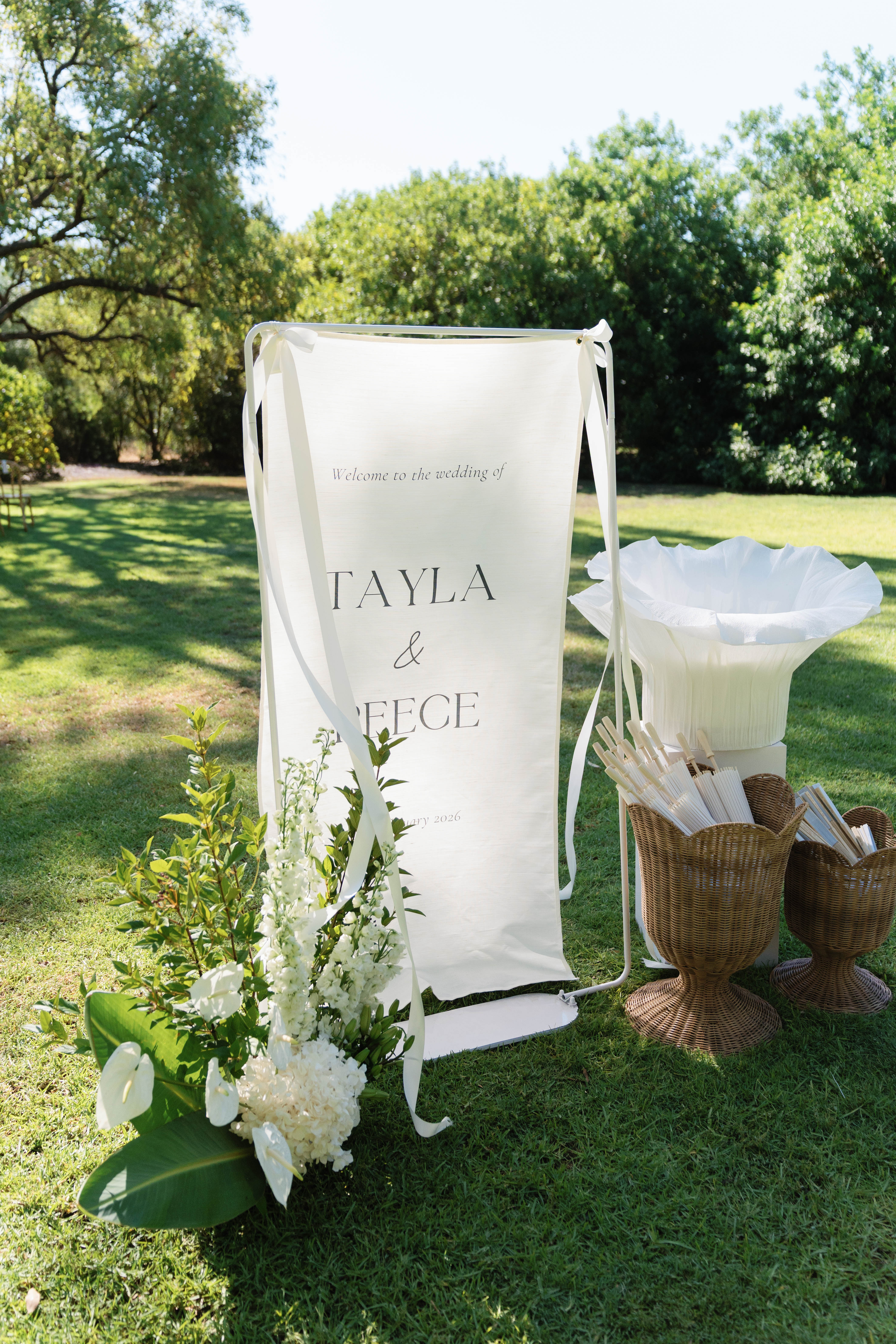 Wedding florals — Tayla & Reece
