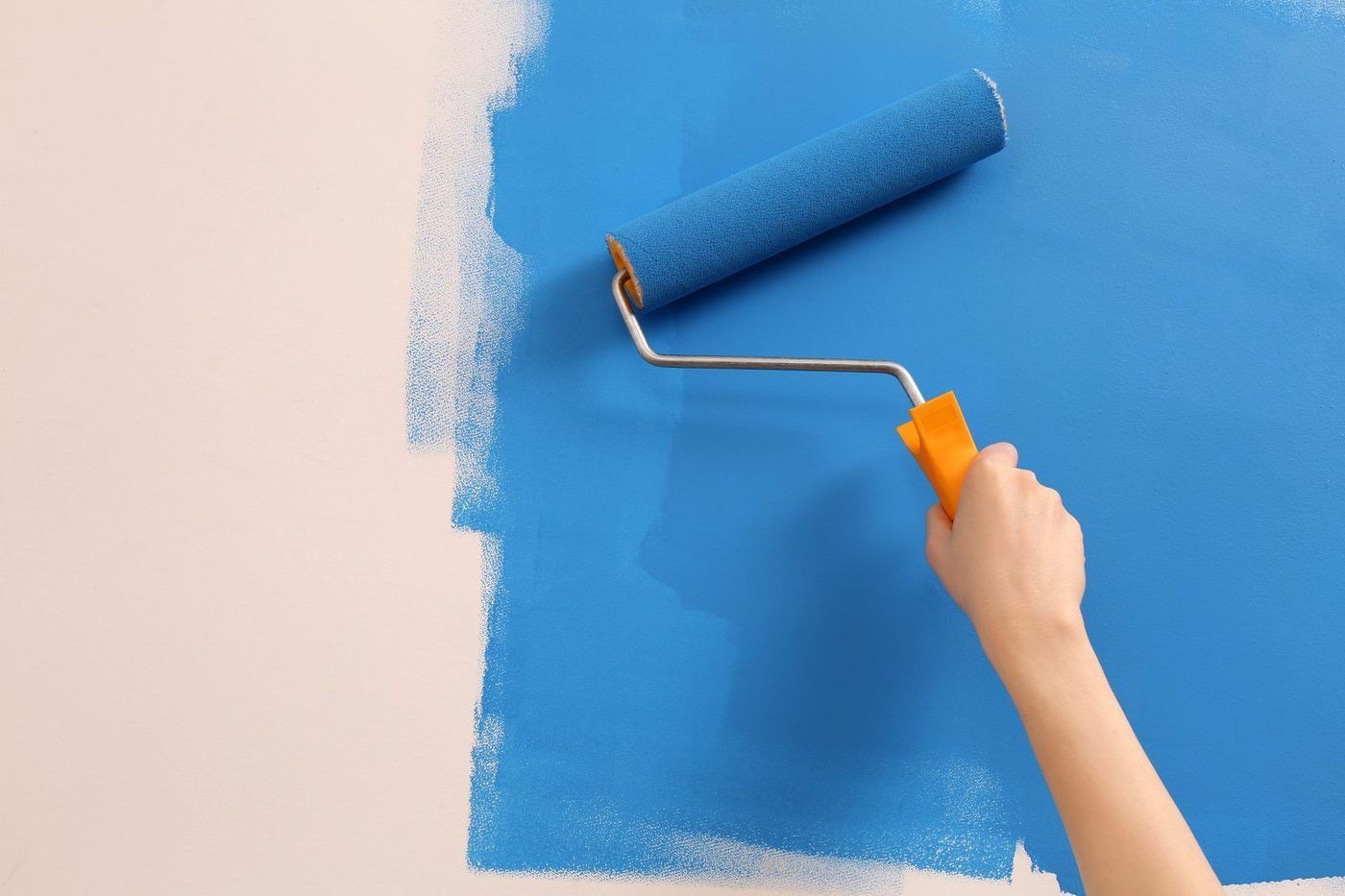 Open-concept living area repaint in Henderson