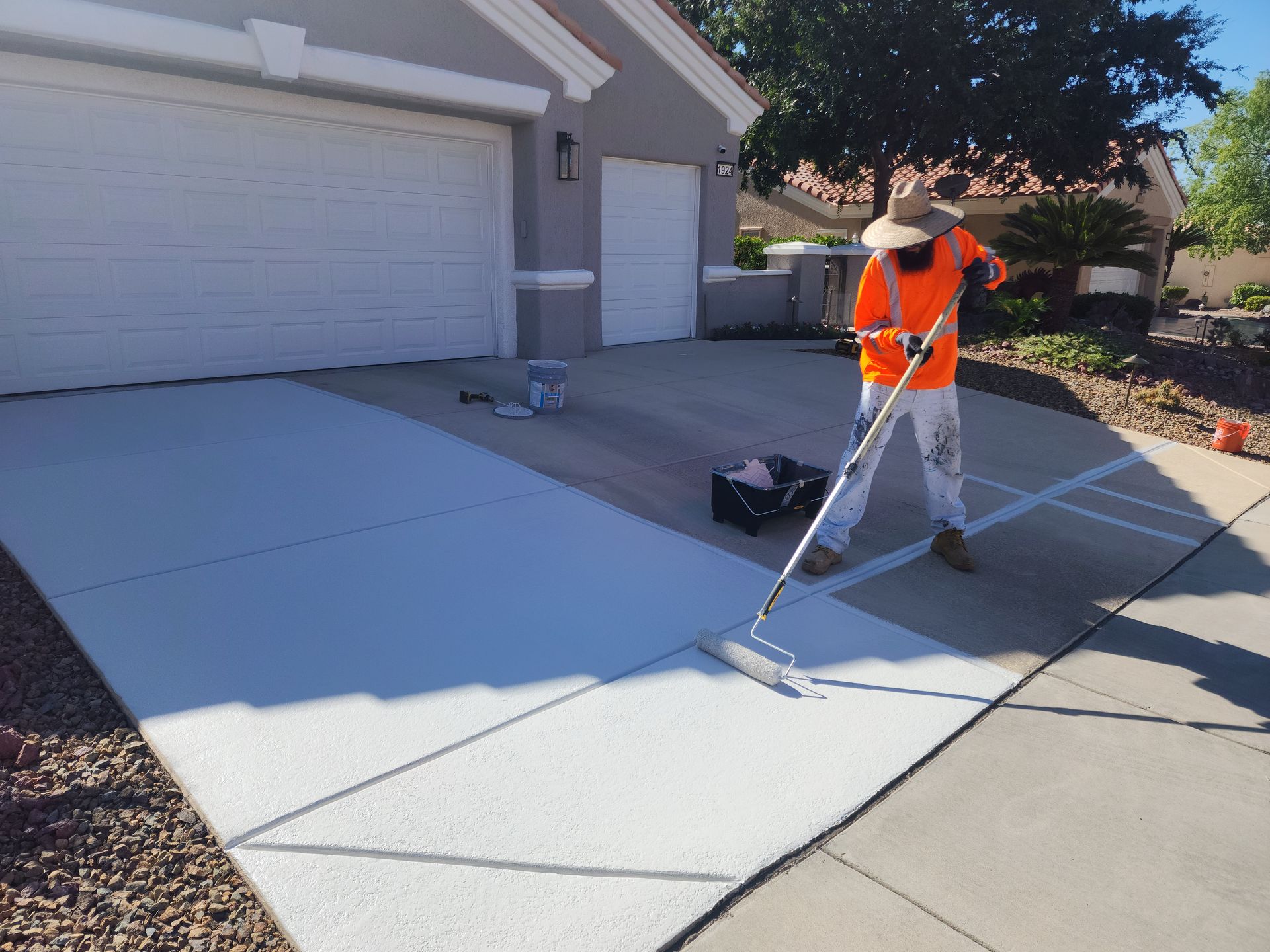 Driveway coating
