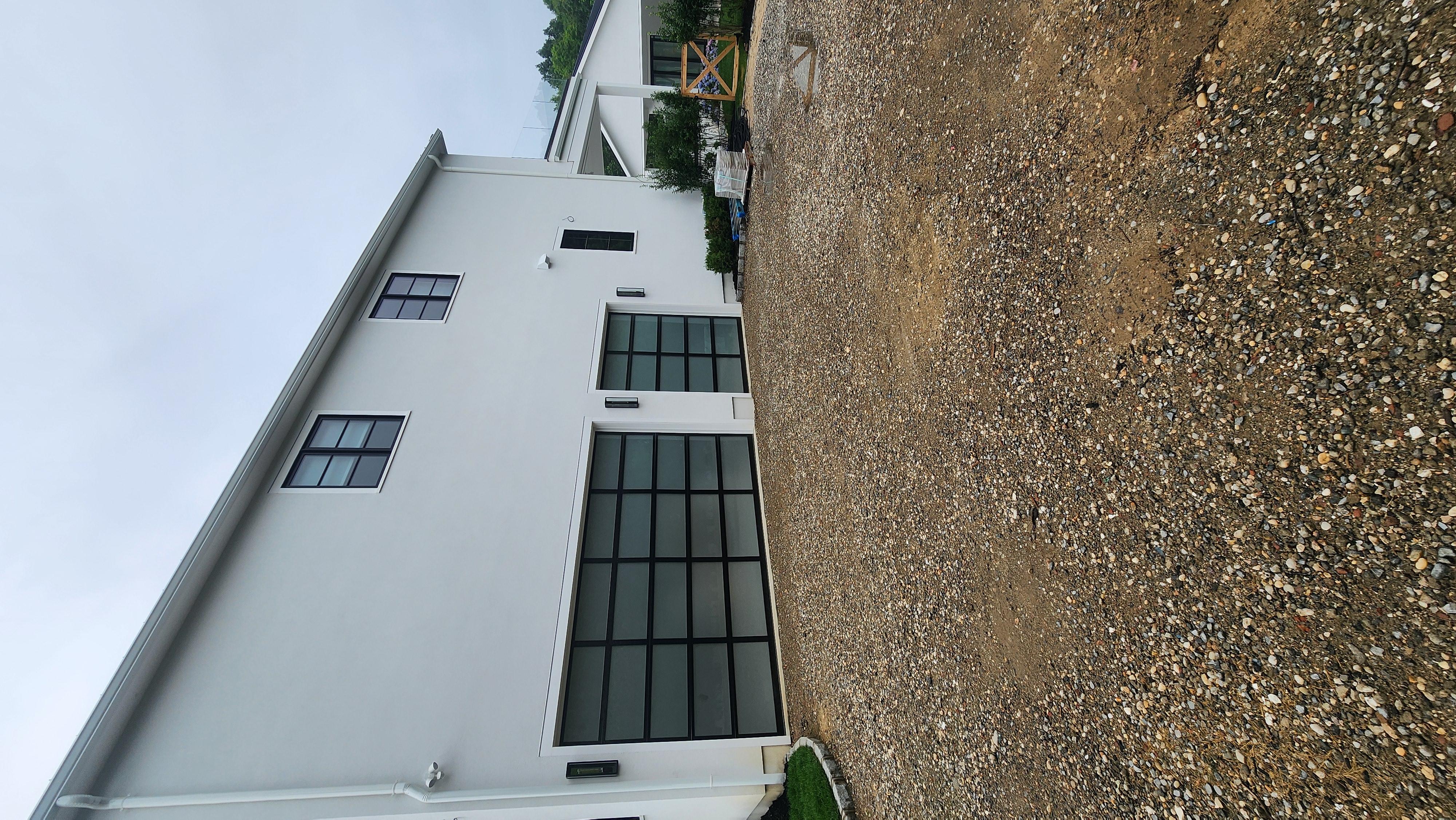 Residential White Double Door