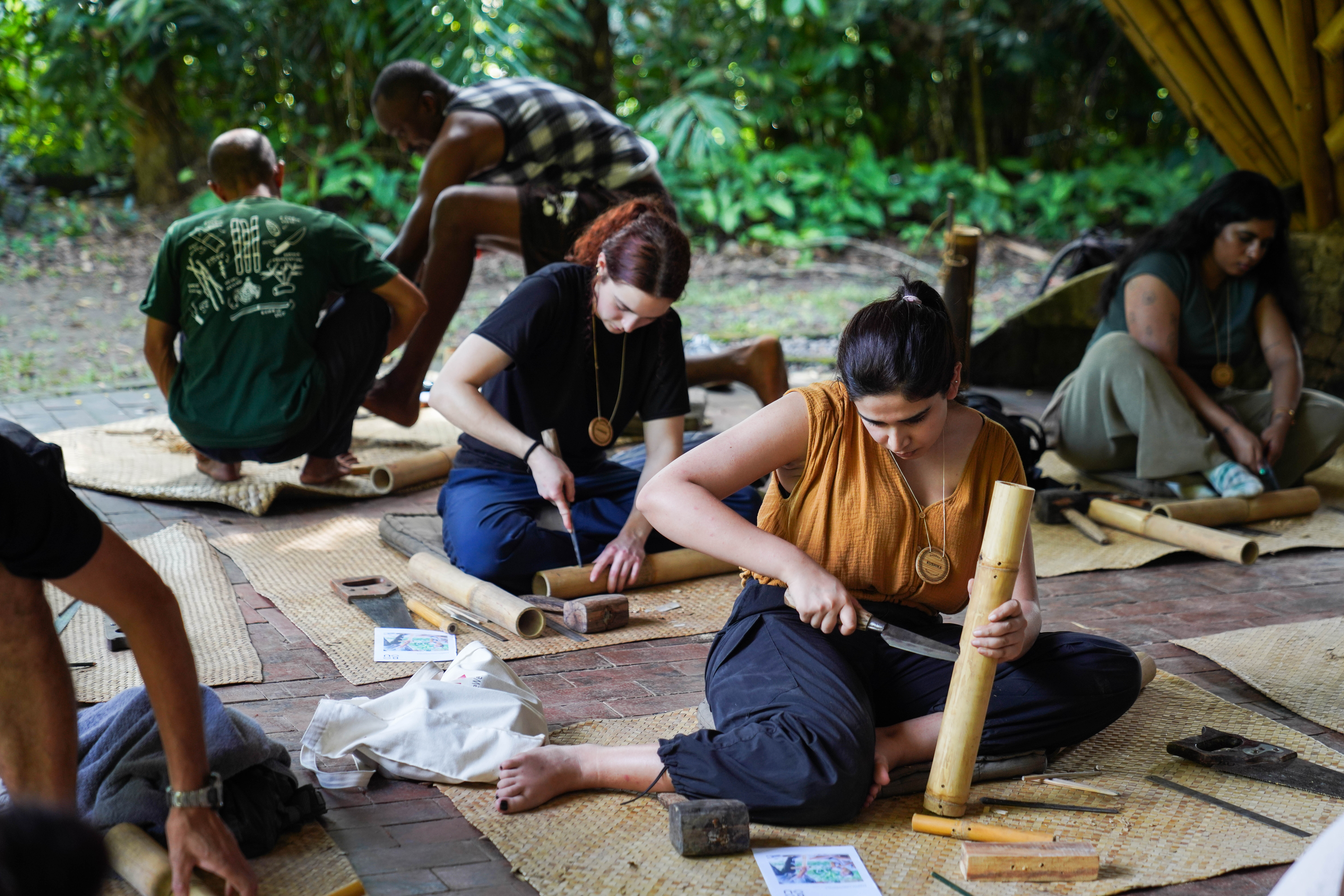 Bamboo carpentry workshop