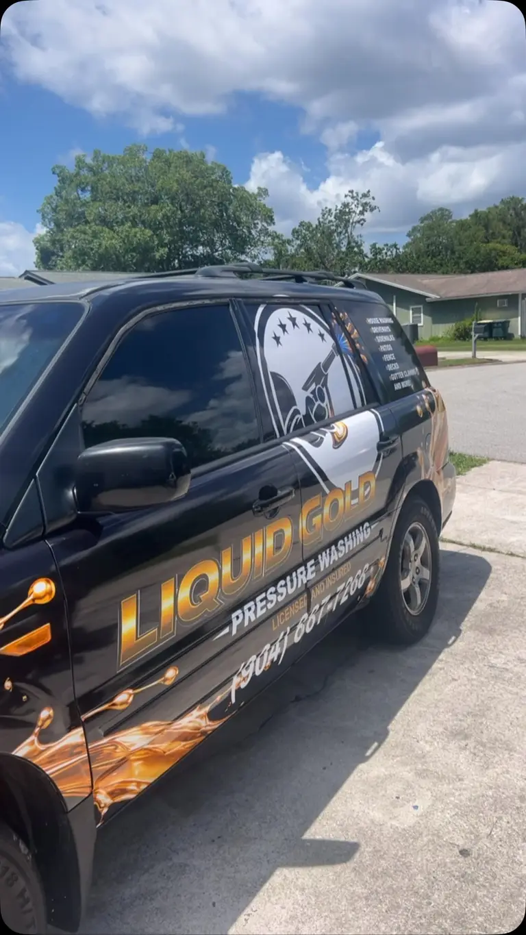 Gold Graphics Van