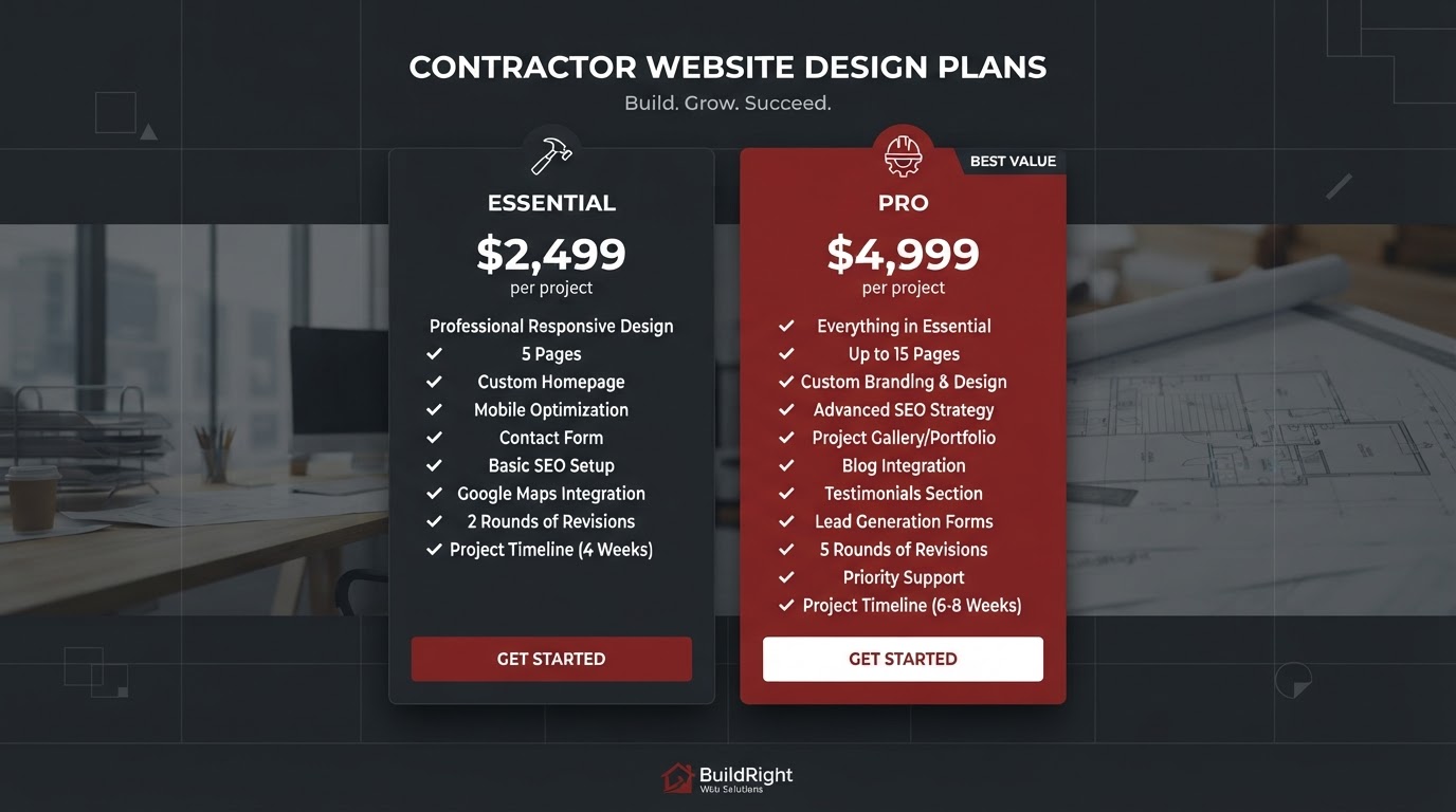 How to Choose the Right Website Plan for Your Trade Business — contractor marketing blog article