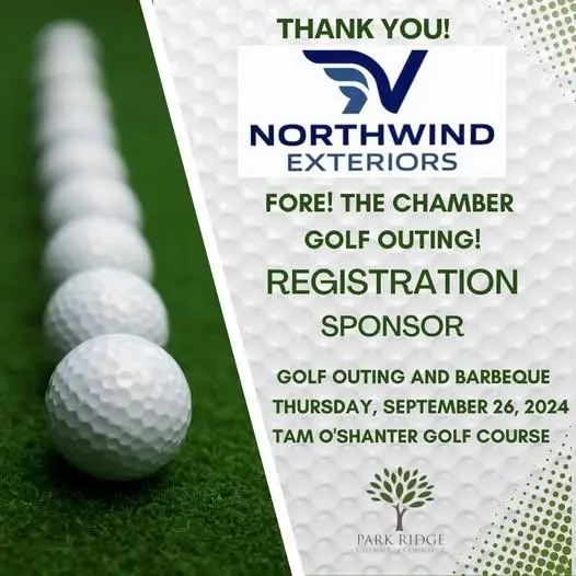Park Ridge Chamber golf outing registration sponsor