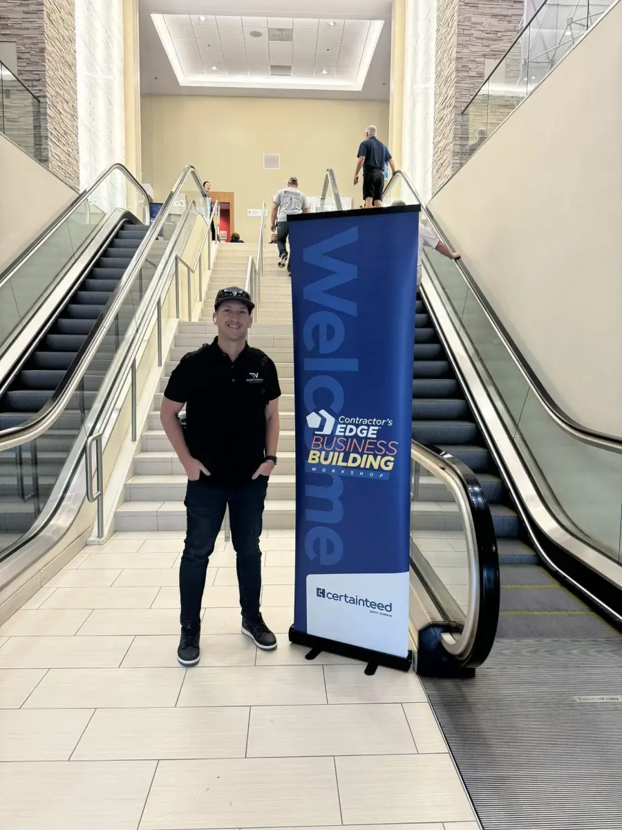 Joe at business building workshop