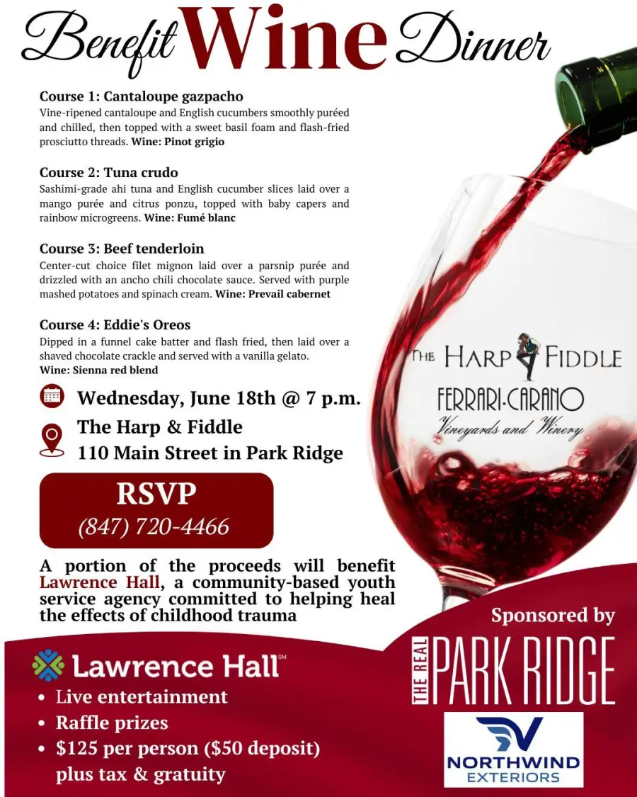 Benefit Wine Dinner sponsored by Northwind Exteriors