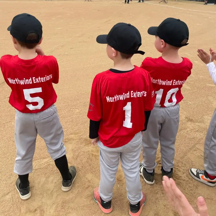 Park Ridge Baseball sponsor Northwind Exteriors