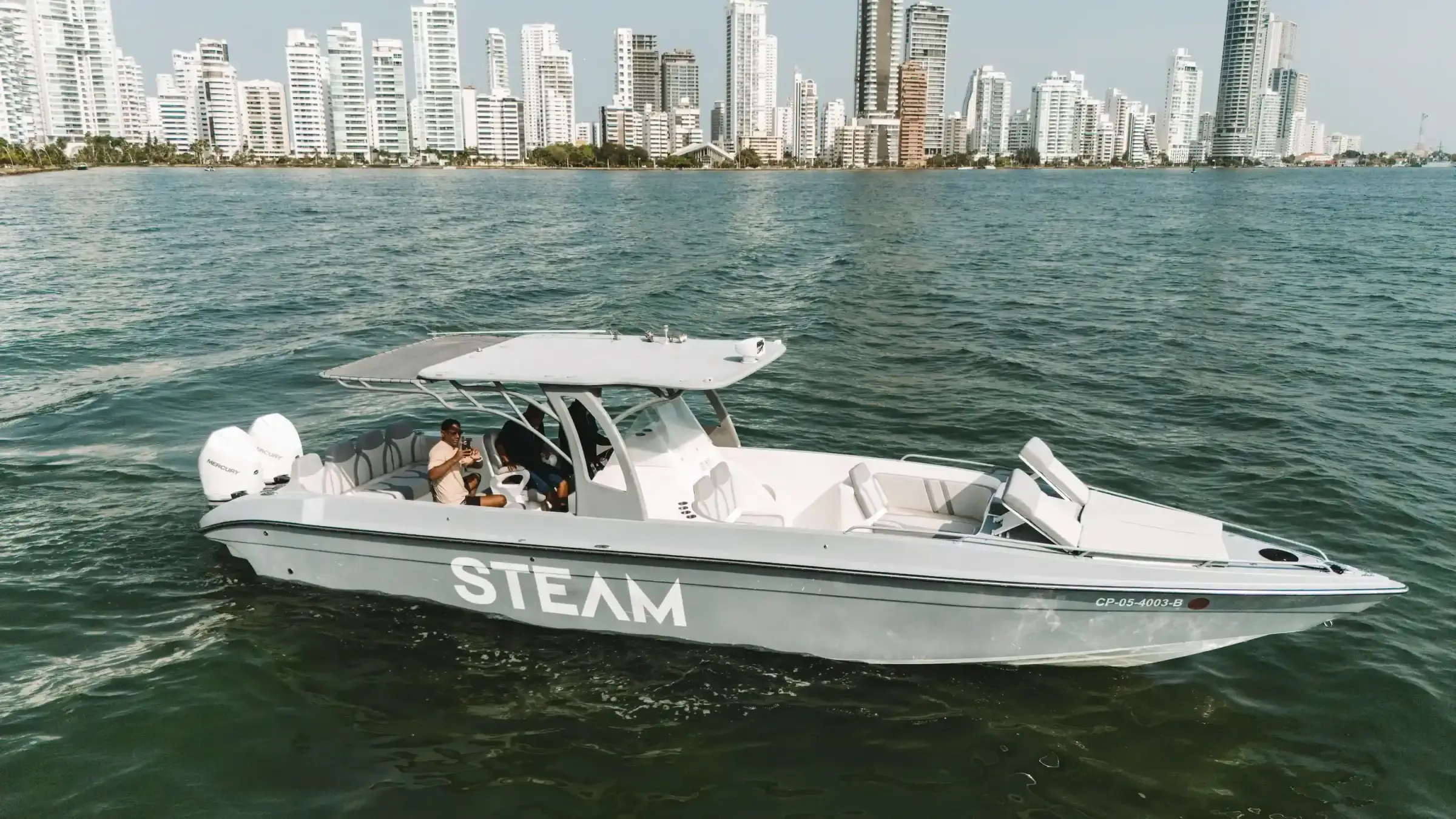 Boat Steam, Cartagena, Colombia