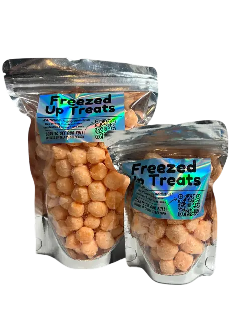 Freeze-Dried Burst Bites Orange – A Bright & Crunchy Citrus Explosion!