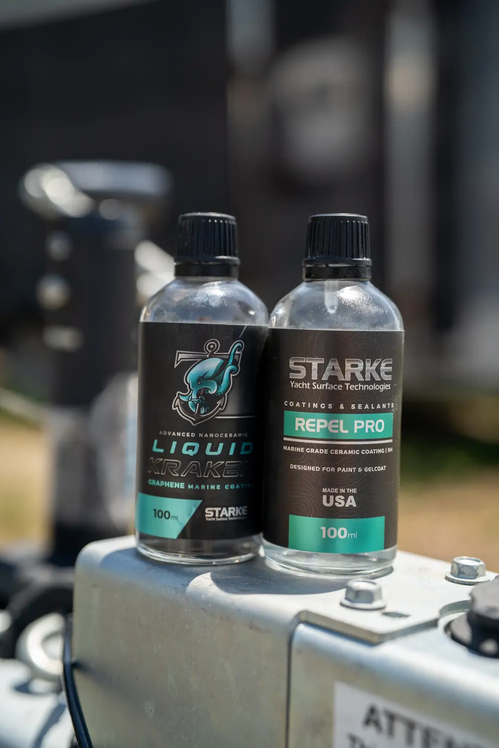 Marine ceramic coating products used on the job