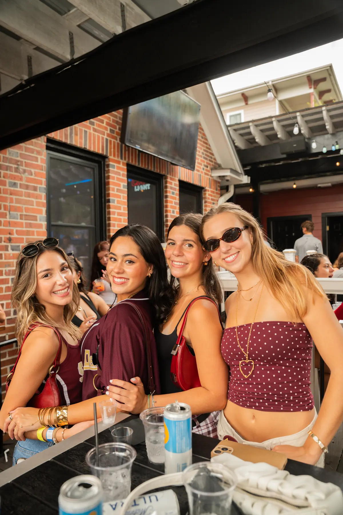 Gameday crowd at the bar