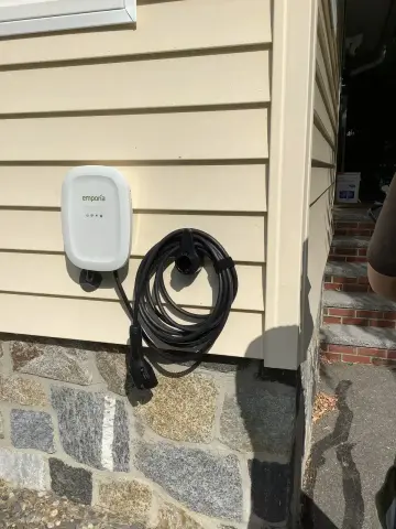 Wall-mounted EV charging equipment