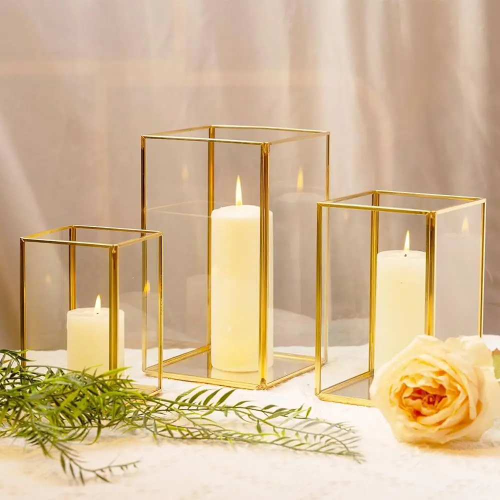 Hurricane Candle Holders (Set of 3)