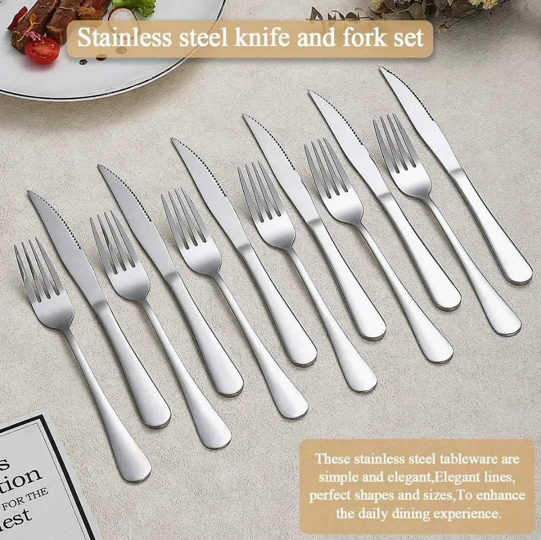 Dinner Knife and Fork Set
