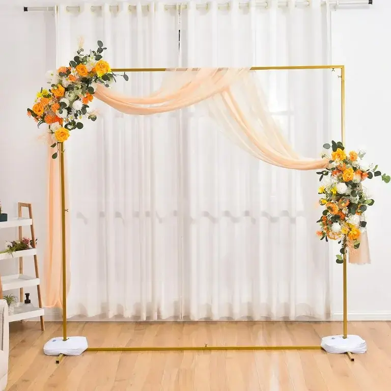 Gold Square Backdrop Stand