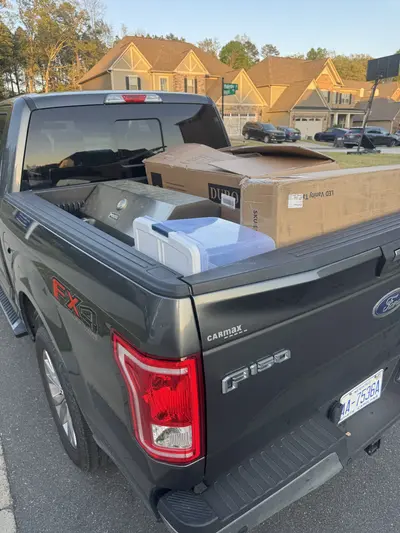 Truck load of junk hauled by KD Junk