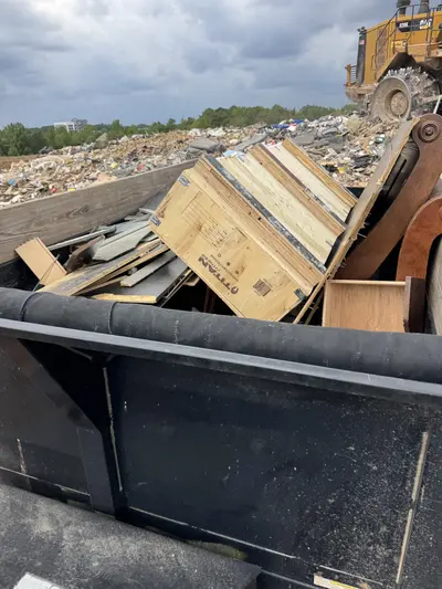 Truck load of junk hauled by KD Junk
