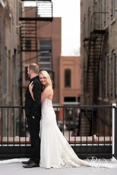 A couple on the rooftop at The 3 Ten