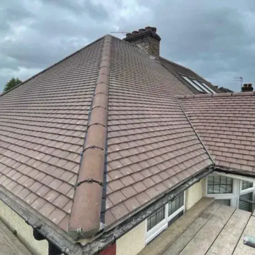 Recent roofing project