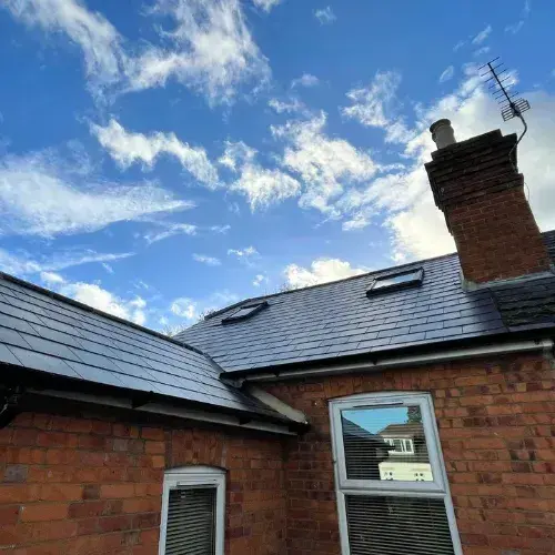 Recent roofing project