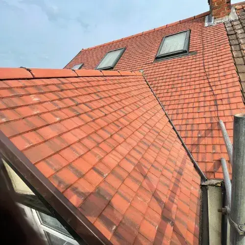 Recent roofing project