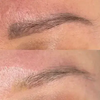Éclaircissement maquillage permanent – réalisation Blush France Bordeaux