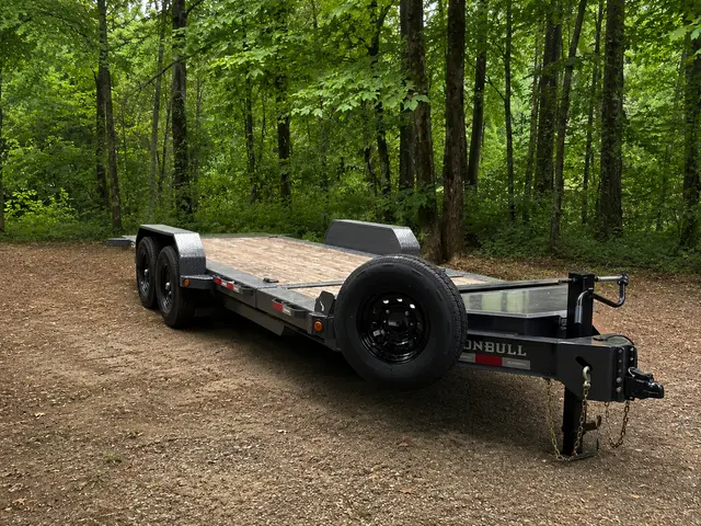20 foot tilt deck equipment trailer from Woodfield Trailer Rentals