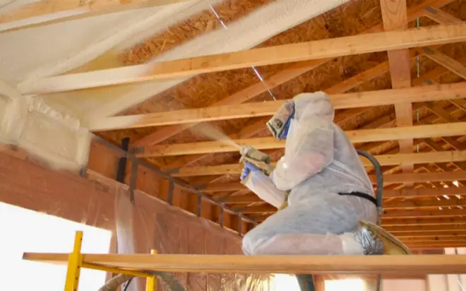 Commercial spray foam