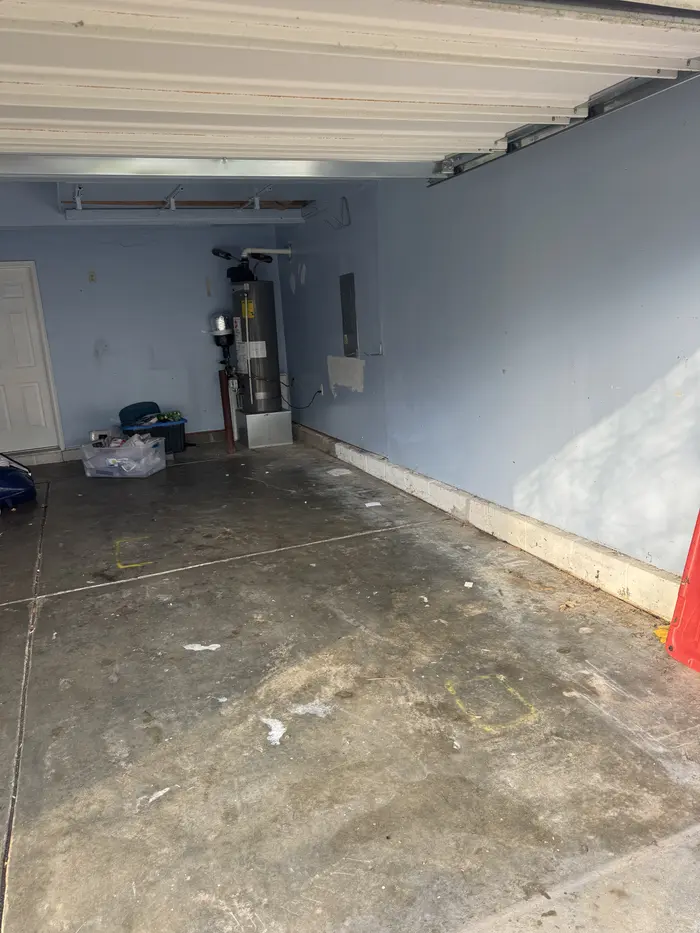 Full garage cleanout after junk removal by KD Junk