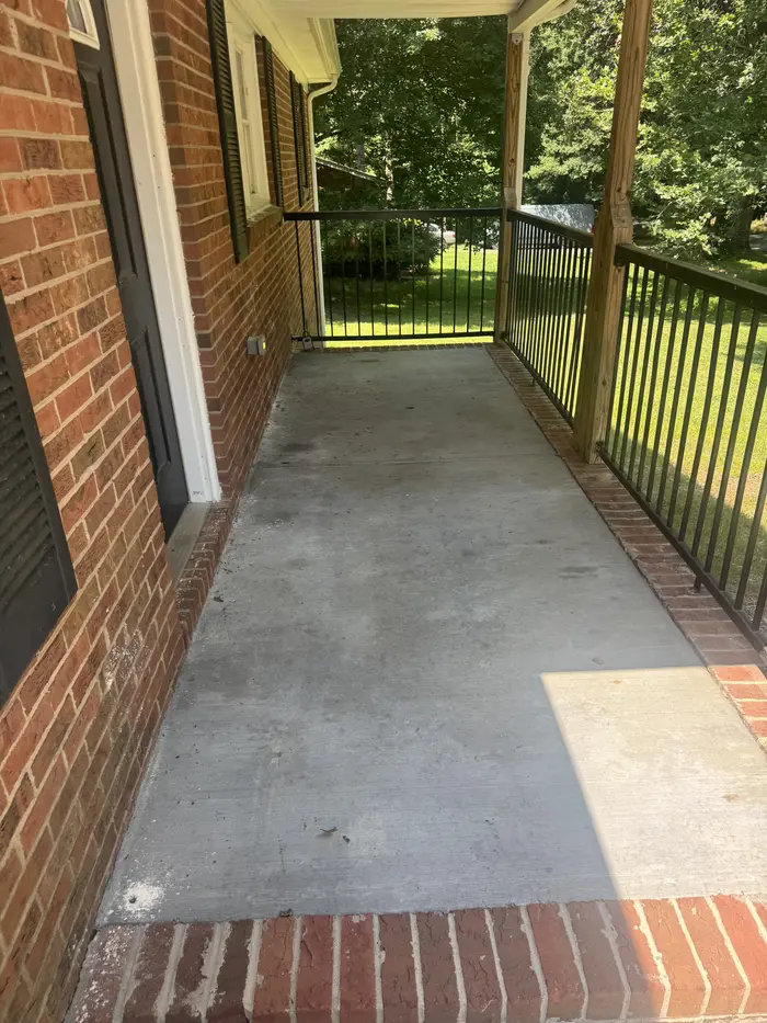 Porch cleanout after junk removal by KD Junk