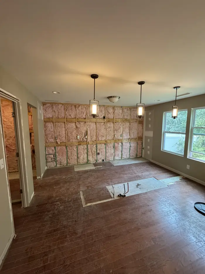 Kitchen tear-out after junk removal by KD Junk