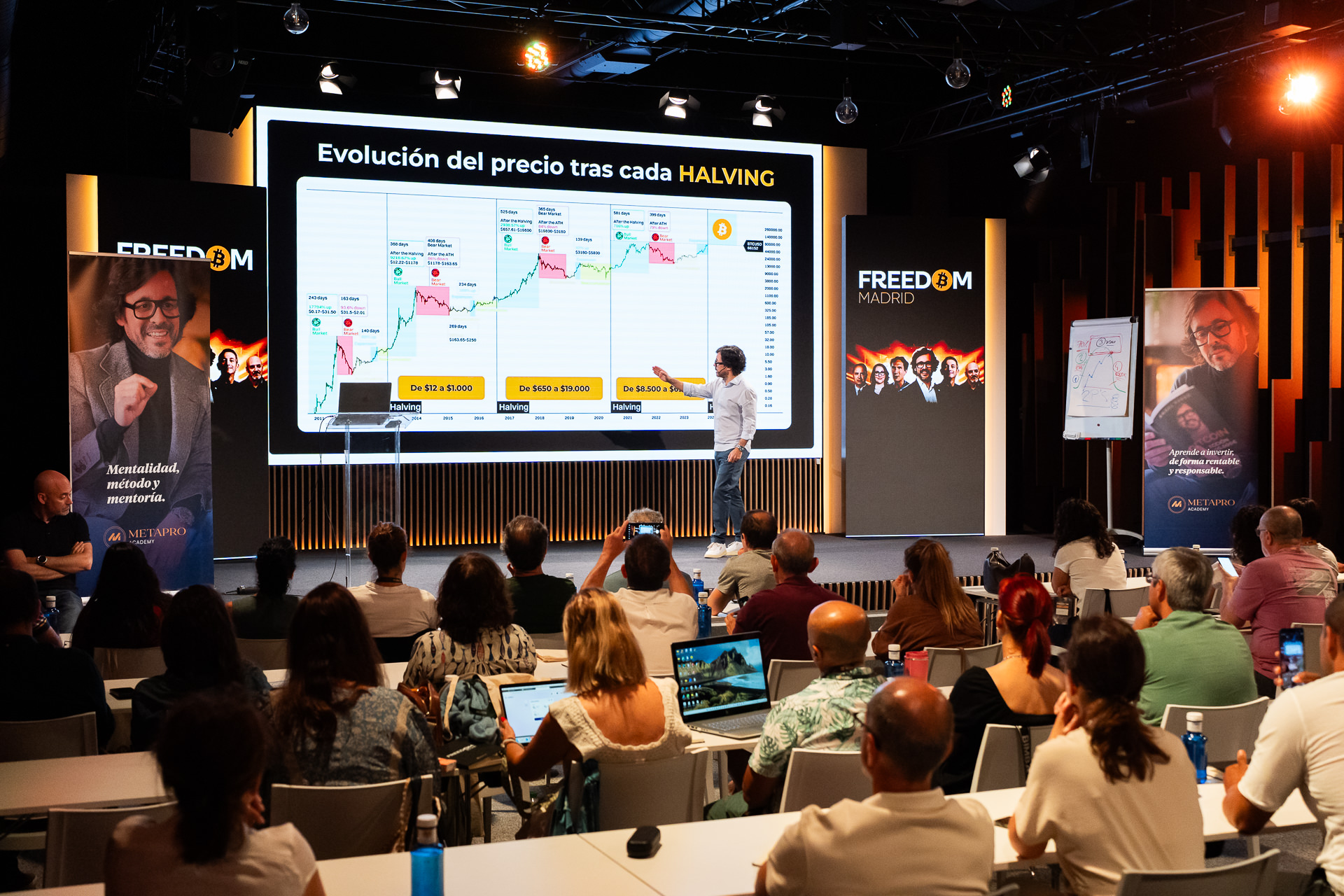 Evento con cientos de asistentes