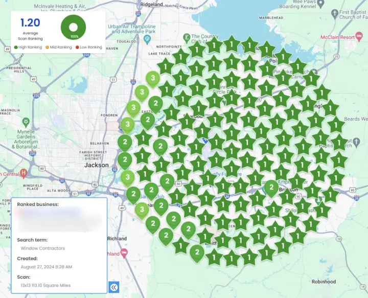Cole result screenshot