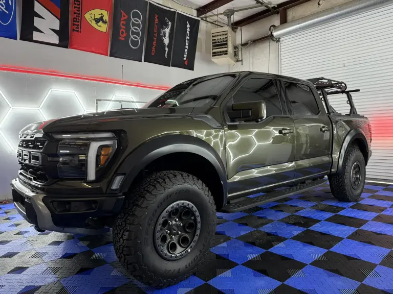 XPEL window tint on Ford Raptor at Venom Tint Acworth