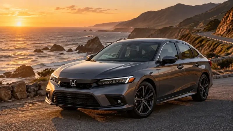 2022 Honda Civic, rented