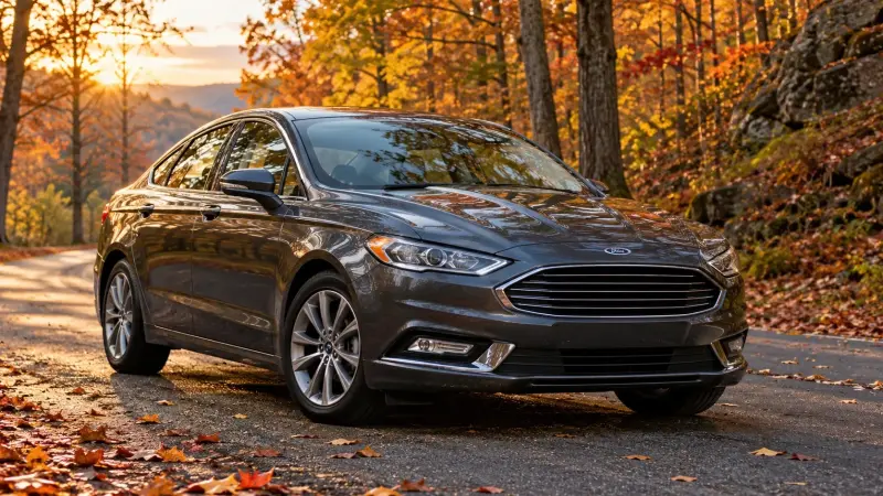 2017 Ford Fusion, rented