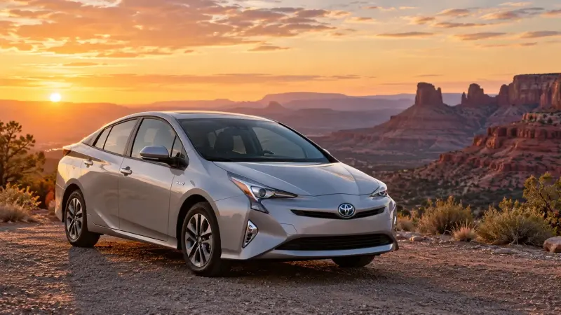 2016 Toyota Prius, rented