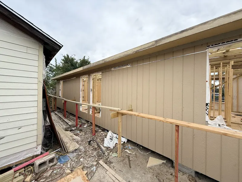 7909 Ford St: During rehab