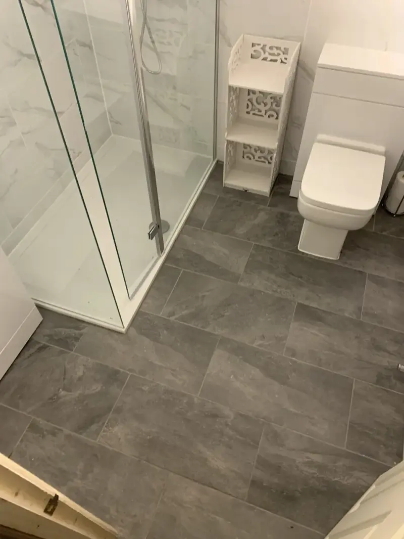 Finished shower room in Oxford, fitted by our team